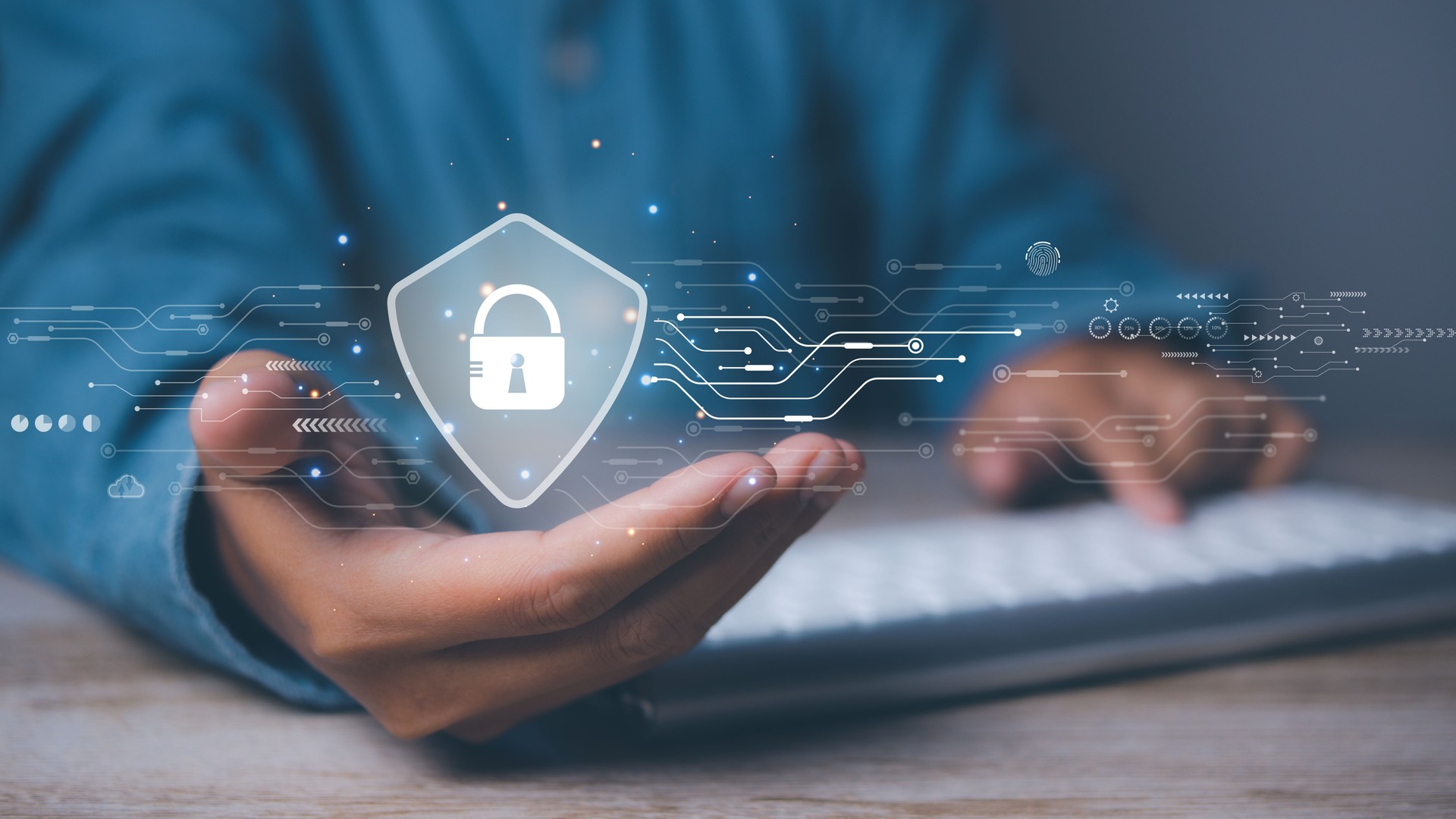 Cyber security and network protection with cybersecurity expert working. Lock icon and internet network security technology on secure access to protect server against cybercrime. Cyber security and network protection with cybersecurity expert working. Lock icon and internet network security technology on secure access to protect server against cybercrime.